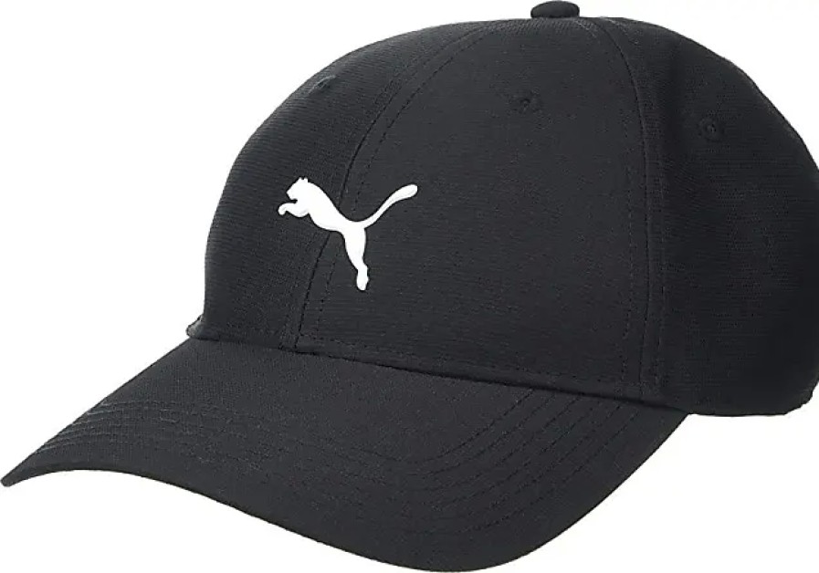 Hommes Tous les oiseaux Casquettes | Casquette Reglable Pounce (Puma Black/Bright White) Casquettes