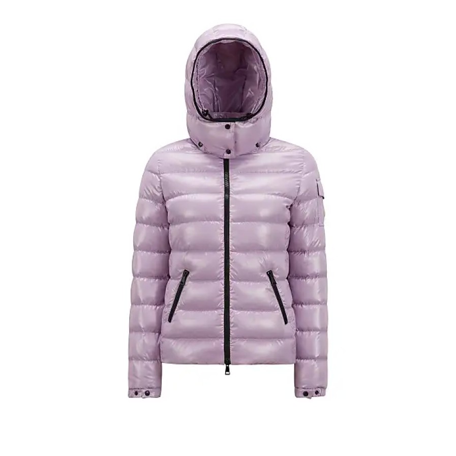 Femmes Moncler Vestes | Doudoune Courte Bady Violet Taille 4