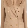 Femmes Reiss Costumes | Blazer En Cachemire A Double Boutonnage - Femme - Cupro/Cachemire - 40 - Neutres