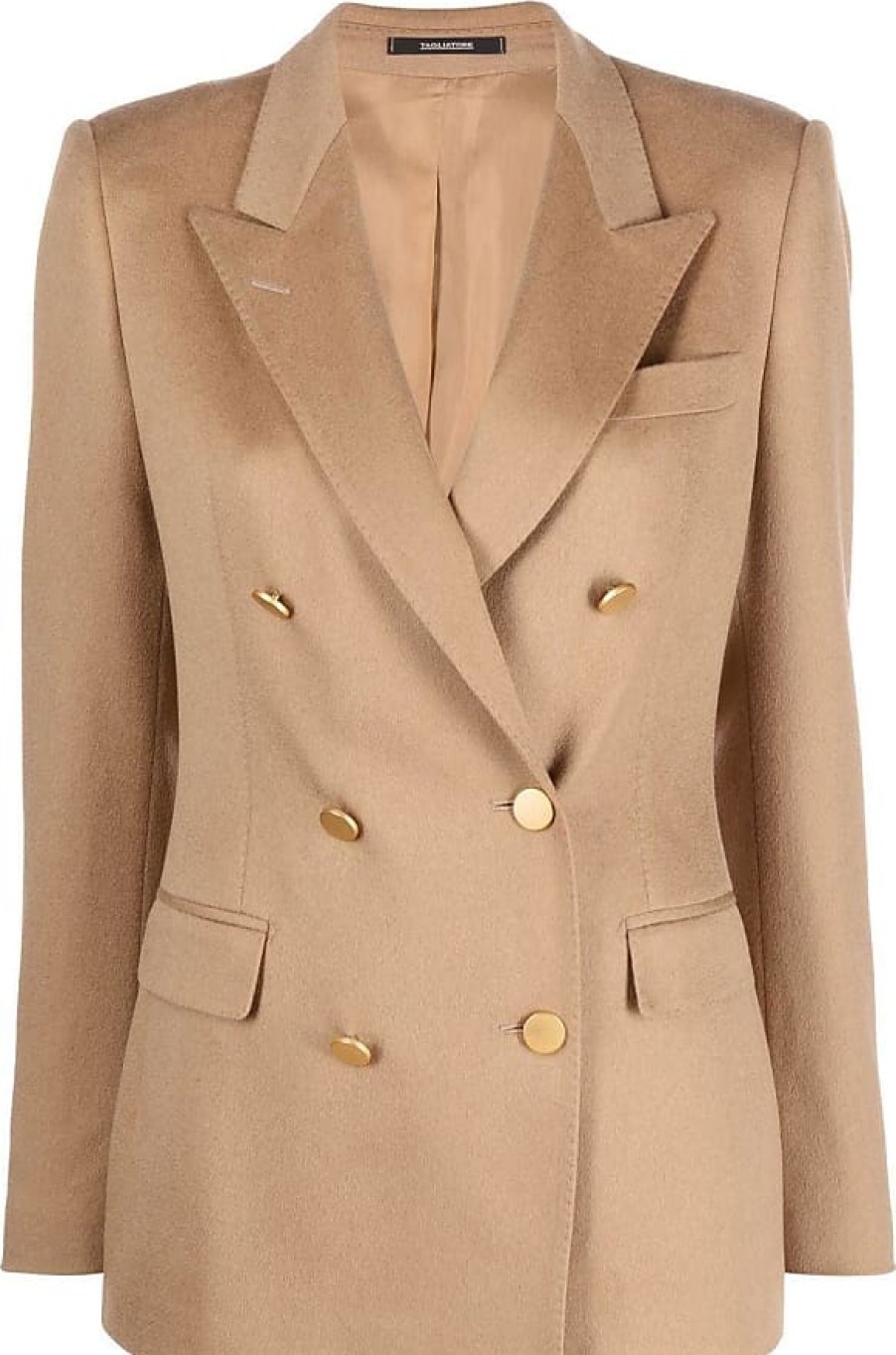 Femmes Reiss Costumes | Blazer En Cachemire A Double Boutonnage - Femme - Cupro/Cachemire - 40 - Neutres