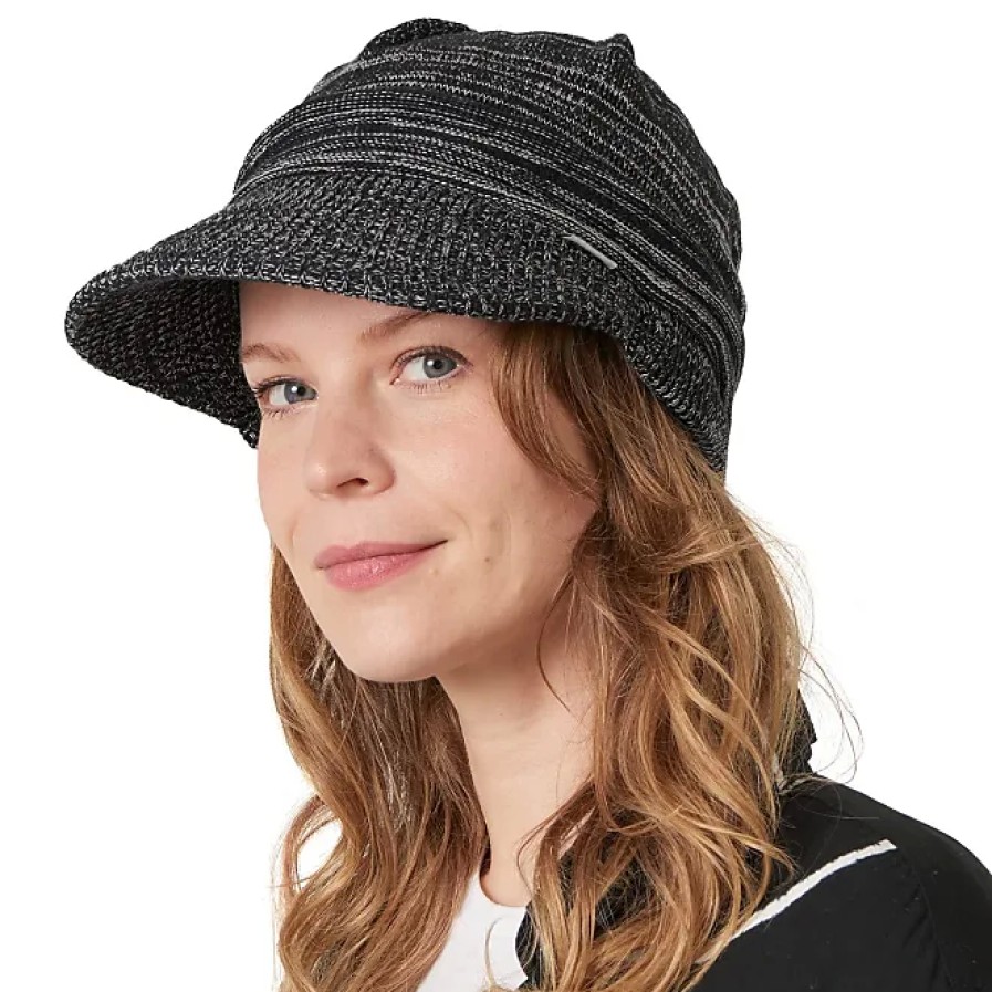 Femmes Tous les saints Chapeaux D'Hiver | Bonnet A Visiere Ample En Coton Biologique - Chapeau Ample Pour Femme Et Homme Baggy Knit Chemo Hat Mix Noir