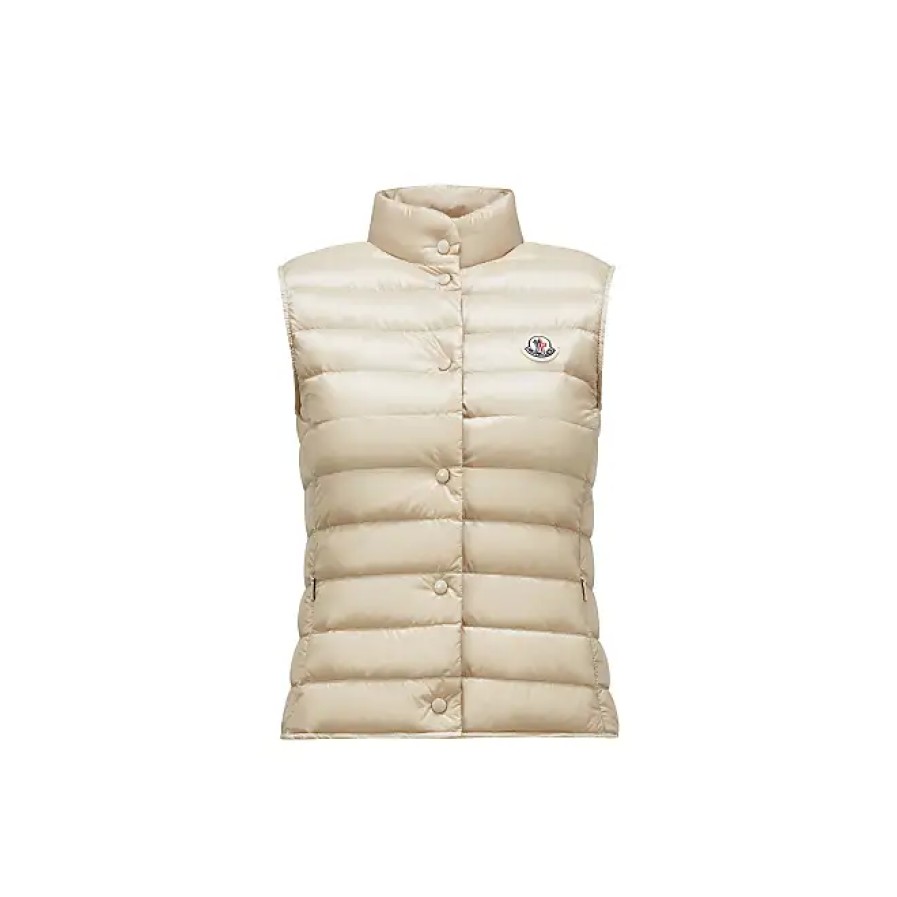 Femmes Max Mara Gilets | Liane Doudoune Beige Taille 00