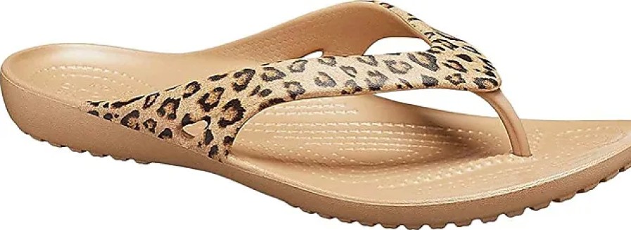 Femmes Havaianas Tongs | Sandales Femme Kadee Ii Flip (Leopard/Or)