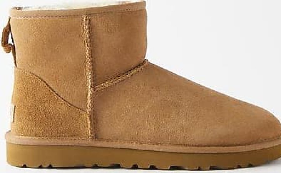 Femmes polo Ralph Lauren Bottes | Ugg - Bottes En Daim Classic Mini Ii - Femmes - Chataigne