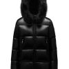 Femmes Moncler Vestes | Laiche Doudoune Courte Noir Taille 4