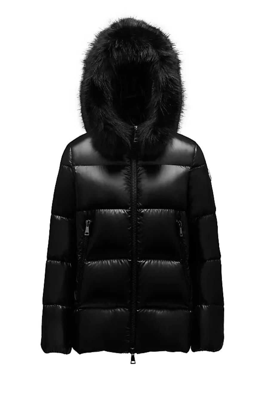 Femmes Moncler Vestes | Laiche Doudoune Courte Noir Taille 4