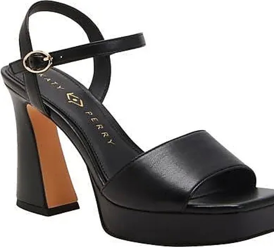 Femmes Simon Miller Chaussures A Semelles Compensees | La Sandale A Plateforme Carree Avec Bride De Cheville En Noir Chez Nordstrom, Taille 9,5