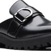 Femmes Marche douce Mules | Clarks(R) Stayso Free Mule En Cuir Noir Chez Nordstrom, Taille 6,5