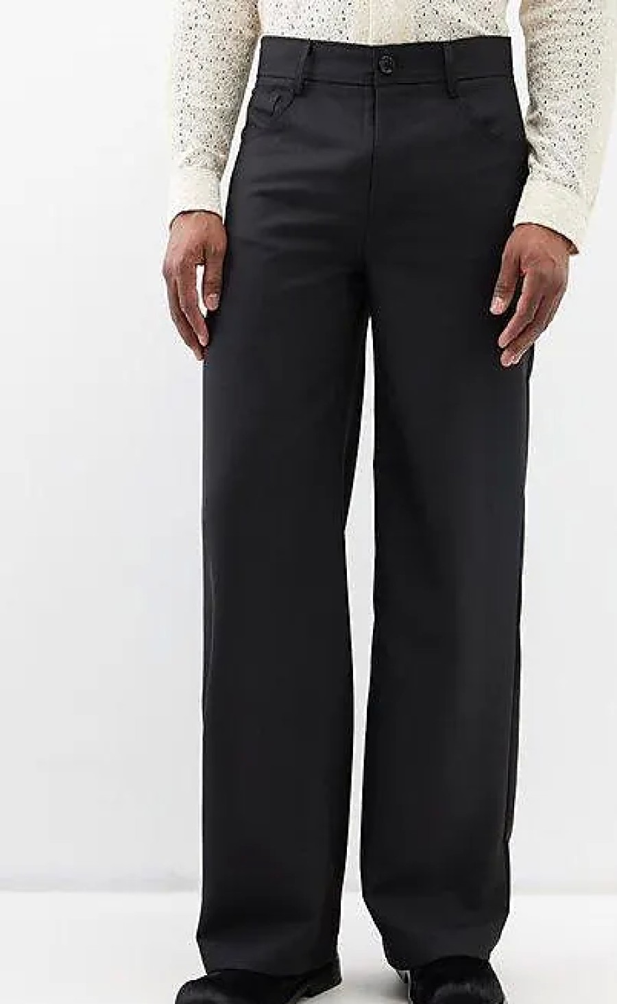 Hommes Vêtements Vuori Pantalon | Pantalon En Serge A Jambe Large Jiro