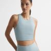 Femmes Reiss Maillots De Bain | Emma - Bleu Castore - Soutien-Gorge De Sport Emma Castore Performance, Royaume-Uni 2X-Small