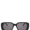 Femmes Ferragamo Des Lunettes De Soleil | Dior - Lunettes De Soleil Rectangulaires En Acetate Wildior S2U - Femme - Noir