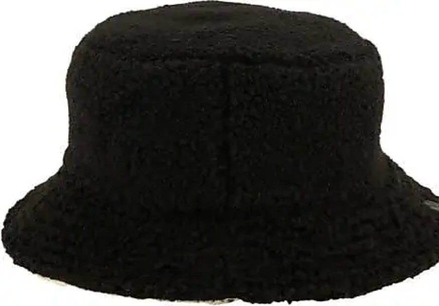 Hommes Dolce & Gabbana Chapeaux | Chapeau Bob Reversible En Polaire Teddy En Noir Blanc Chez Nordstrom