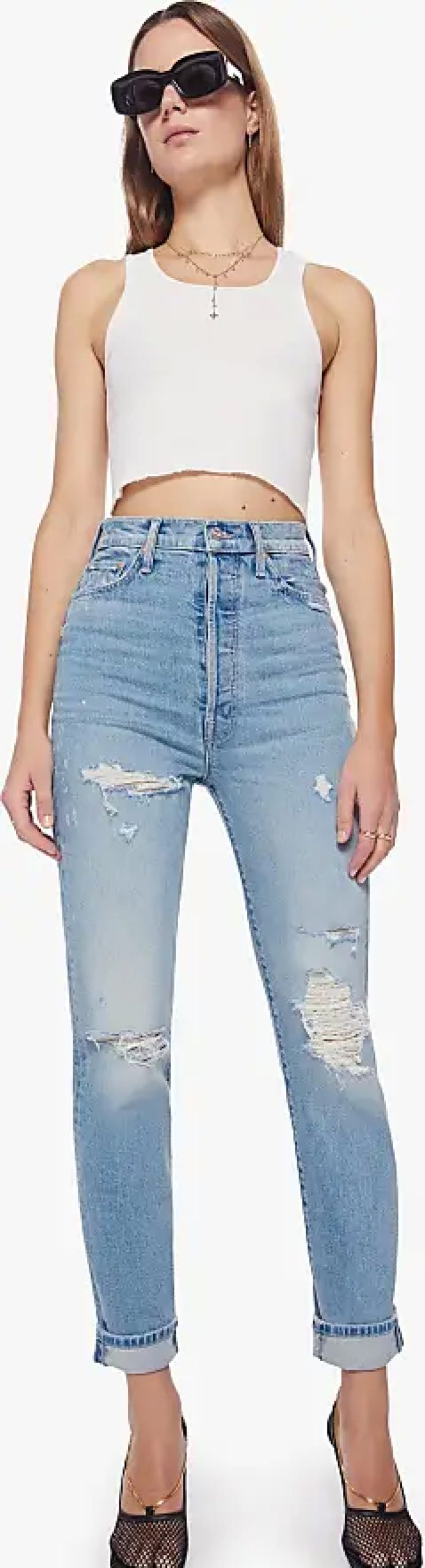 Femmes Mère Jeans | Jean The Tune Up Hover Cuff Gtfo