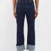 Hommes polo Ralph Lauren Jeans | Loewe - Jean Droit A Revers Fisherman - Hommes - Indigo