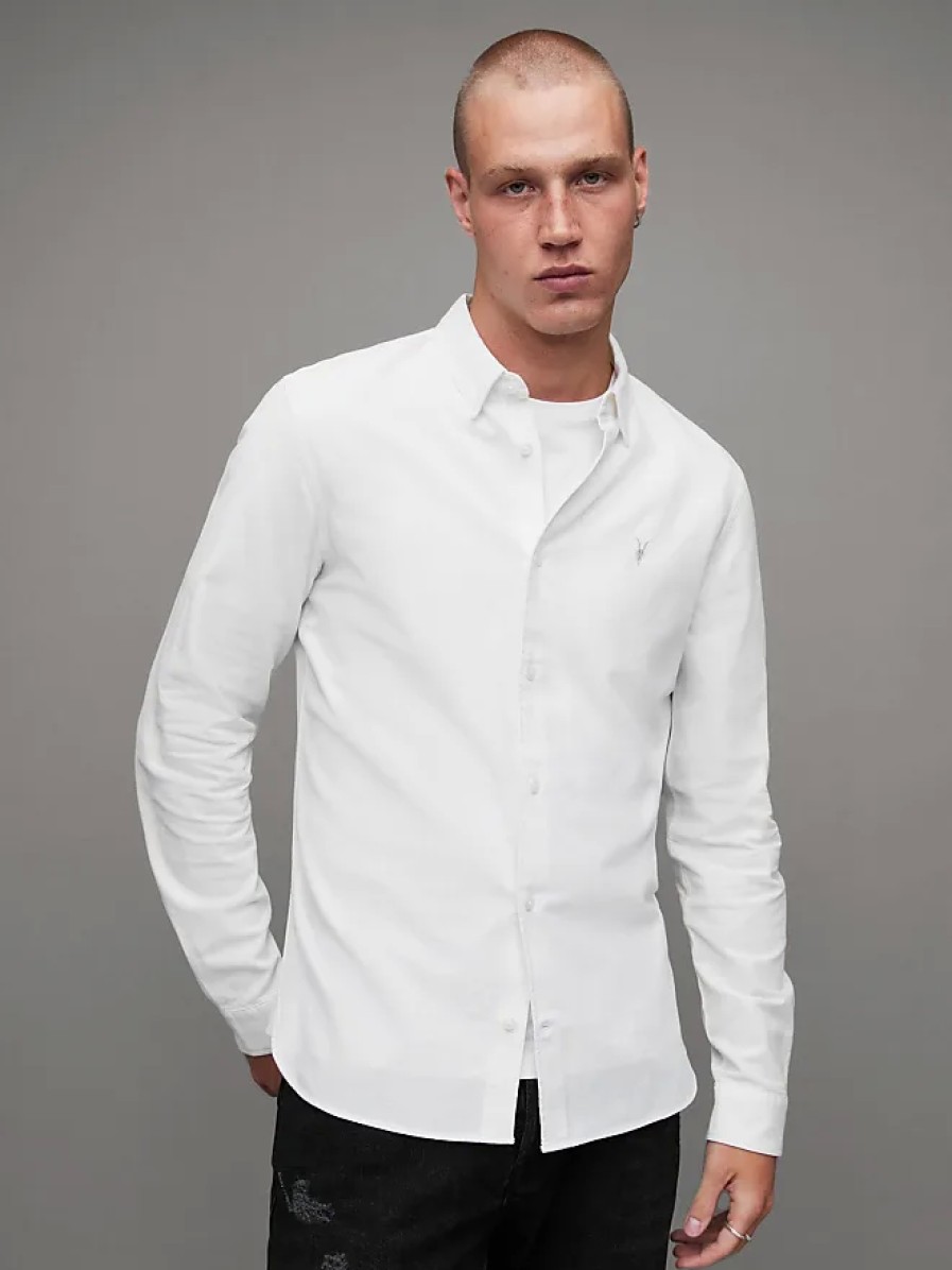 Hommes Tous les saints Chemises | Lovell - Chemise Coupe Slim Tete De Belier