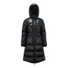 Femmes Moncler Vestes | Doudoune Longue Selenga Noir Taille 1