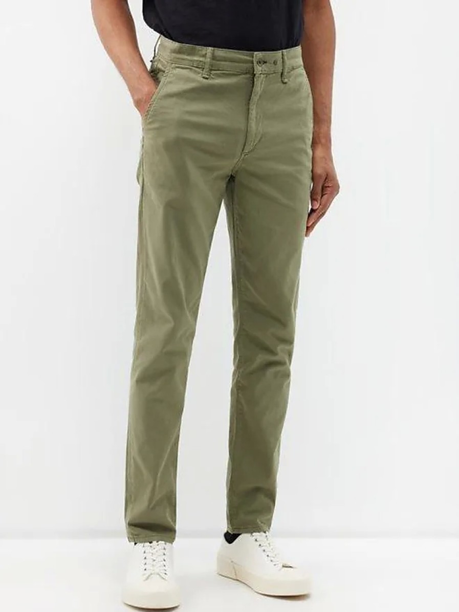 Hommes Dickies Pantalon | Chino Fit 2 En Serge De Coton Melange