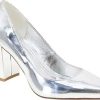 Femmes Tous les saints Chaussures En Cuir | Escarpins A Bout Pointu Midana En Argent Chez Nordstrom, Taille 5,5