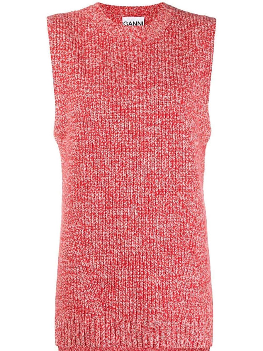 Femmes Chinti et Parker Gilets | Debardeur Tricote Chine - Femme - Merinos/Cachemire - S - Rose