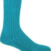 Hommes Peper Harow Sous-Vetement | Chaussettes De Lit Cotelees Pour Hommes - Aqua