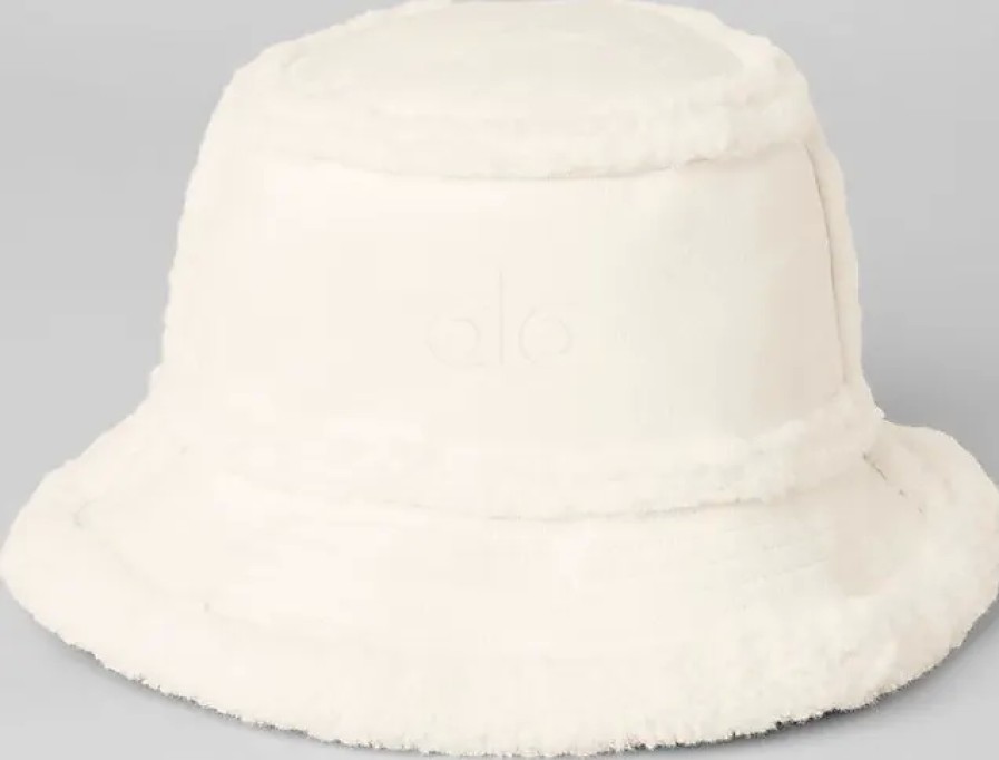 Femmes Alo Yoga Chapeaux | Chapeau Bob Winterfun En Blanc Ivoire, Taille : Moyen/Grand | Alo Yogaae