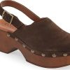 Femmes Marche douce Mules | Willis Platform Sabot En Cacao Chez Nordstrom, Taille 4.5Us