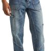 Hommes polo Ralph Lauren Jeans | Jean Charpentier En Denim De Coton Non Extensible A Ourlet Delave En Indigo Delave Chez Nordstrom, Taille 30