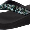 Femmes Skechers Tongs | Tongs Afrique Turquoise Multi Pour Femmes 8,5 M Us