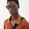 Hommes Lunettes Tom Ford Des Lunettes De Soleil | Lunettes De Soleil Carrees En Acetate - Hommes - Marron Rose