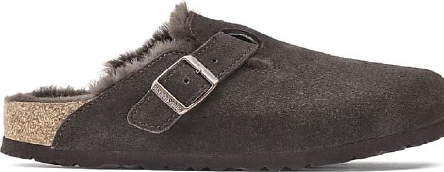 Femmes Ganni Chaussons | Sabots Boston En Peau De Mouton Pour Hommes