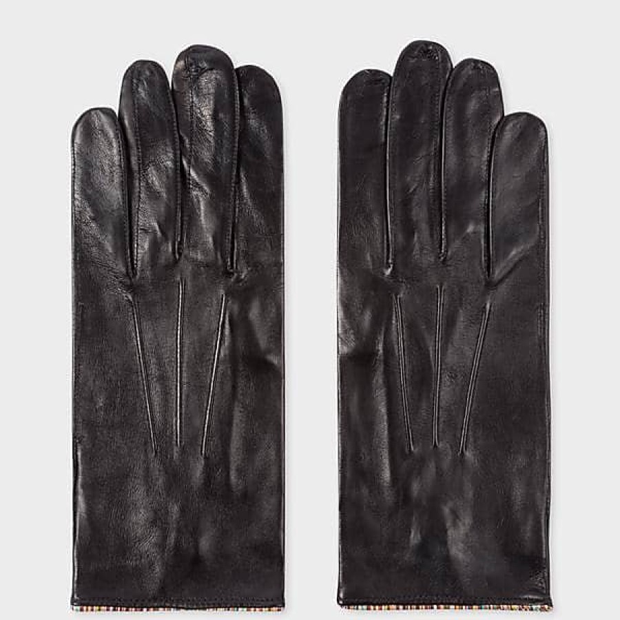 Hommes Tous les saints Gants | Gant Homme Passepoil Raye