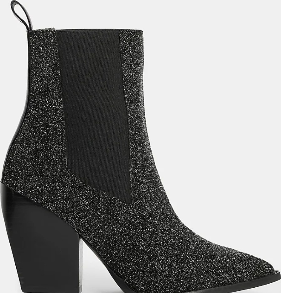 Femmes Boden Bottines | Bottes Scintillantes En Cuir Ria