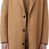 Hommes Étro Manteaux | Manteau Long En Laine Melangee Coupe Ajustee En Chameau Chez Nordstrom, Taille X-Large