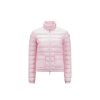 Femmes Moncler Vestes | Lans Doudoune Courte Rose Taille 5