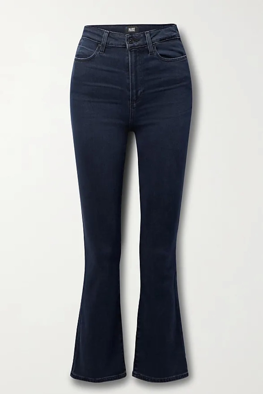 Femmes Mère Jeans | Jean Evase Taille Haute Claudine - Bleu - 23,24,25,26,27,28,29,30,31,32,33,34