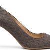 Femmes FRANCiE4 Chaussures En Cuir | Escarpins En Cuir Milly 80Mm - Femmes - Cuir De Veau/Caoutchouc/Caoutchouc - 6,5 - Marron