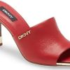 Femmes Clarks Mules | Sandale Mule A Enfiler Bronx En Rouge Chez Nordstrom, Taille 5,5