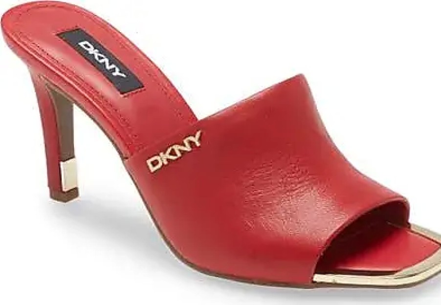 Femmes Clarks Mules | Sandale Mule A Enfiler Bronx En Rouge Chez Nordstrom, Taille 5,5