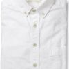 Hommes Bois Bois Chemises | Le Jack In White Everyday Oxford