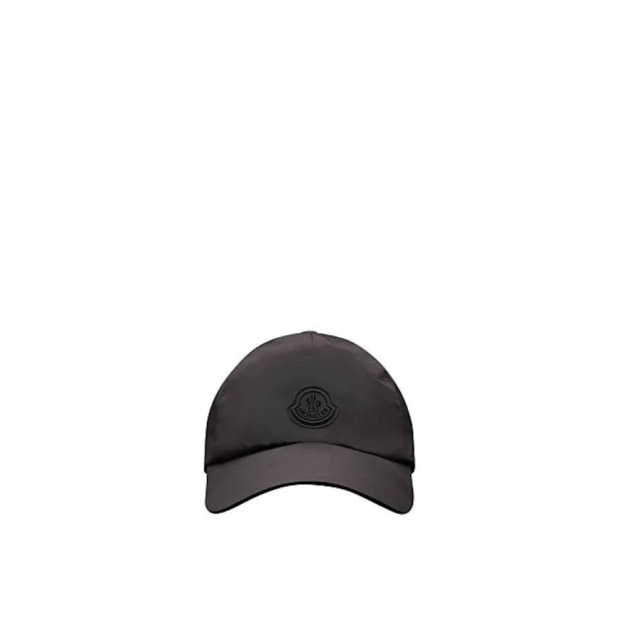 Femmes Moncler Casquettes | Casquette Baseball Logo Noir Taille M