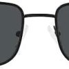 Hommes Blanc cassé Des Lunettes De Soleil | Lunettes De Soleil Rectangulaires De 58 Mm En Noir Mat Chez Nordstrom