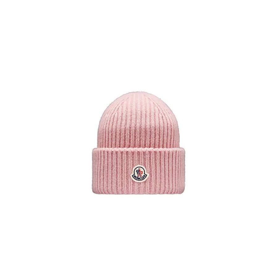 Femmes Boden Chapeaux D'Hiver | Bonnet Laine & Cachemire Rose Taille Unique