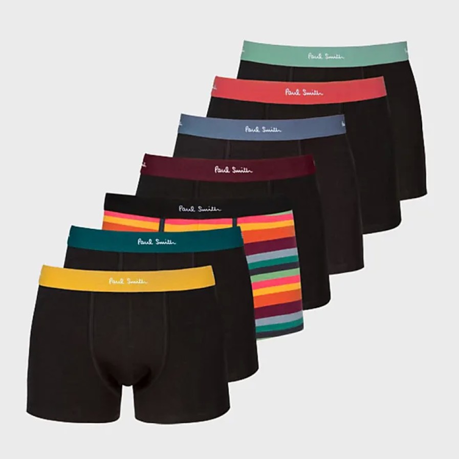 Hommes Paul Smith Sous-Vetement | Lot De 7 Boxers Homme Artiste