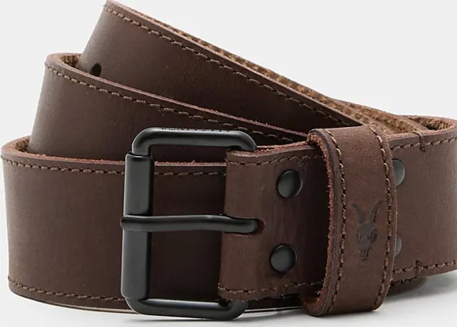 Hommes Luca Faloni Ceintures | Ceinture En Cuir Cloutee Russell