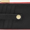 Hommes Mont blanc Portefeuilles | Hammitt 210 West Noir Brosse Or Rouge Zip