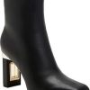 Femmes Flatté Bottines | Le Bottillon A Talon Creux En Noir Chez Nordstrom, Taille 5,5