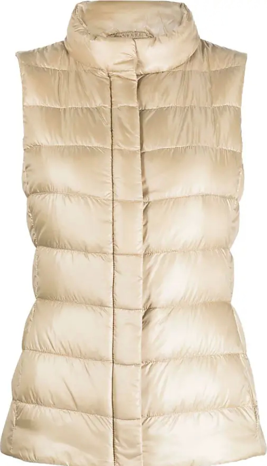 Femmes Palm Angels x Moncler Gilets | Gilet Matelasse Rembourre Giulia - Femme - Plume D'Oie/Polyamide/Polyamide/Duvet D'Oie - 40 - Neutres