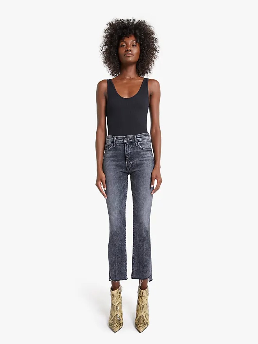 Femmes Mère Jeans | Jean Court The Insider Step Fray Train Stops