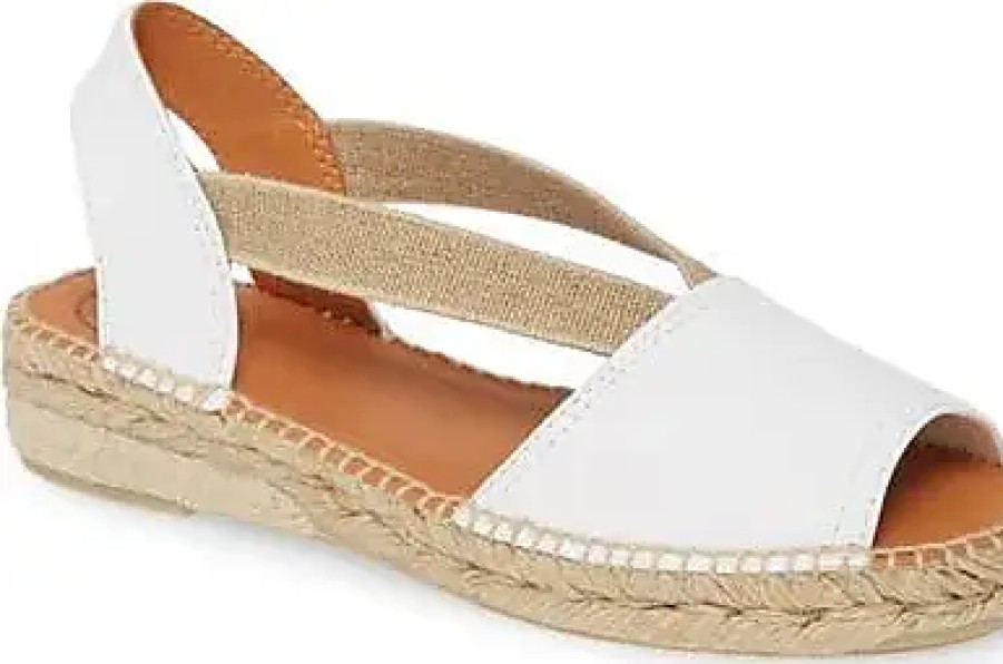 Femmes Tous les saints Des Sandales | Sandale Espadrille Etna En Cuir Blanc Chez Nordstrom, Taille 5,5-6Us