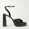 Femmes Simon Miller Chaussures A Semelles Compensees | Sandales A Plateforme En Cuir Solange - Noir - It35,It36,It36.5,It37,It37.5,It38,It38.5,It39,It39.5,It40,It41,It42